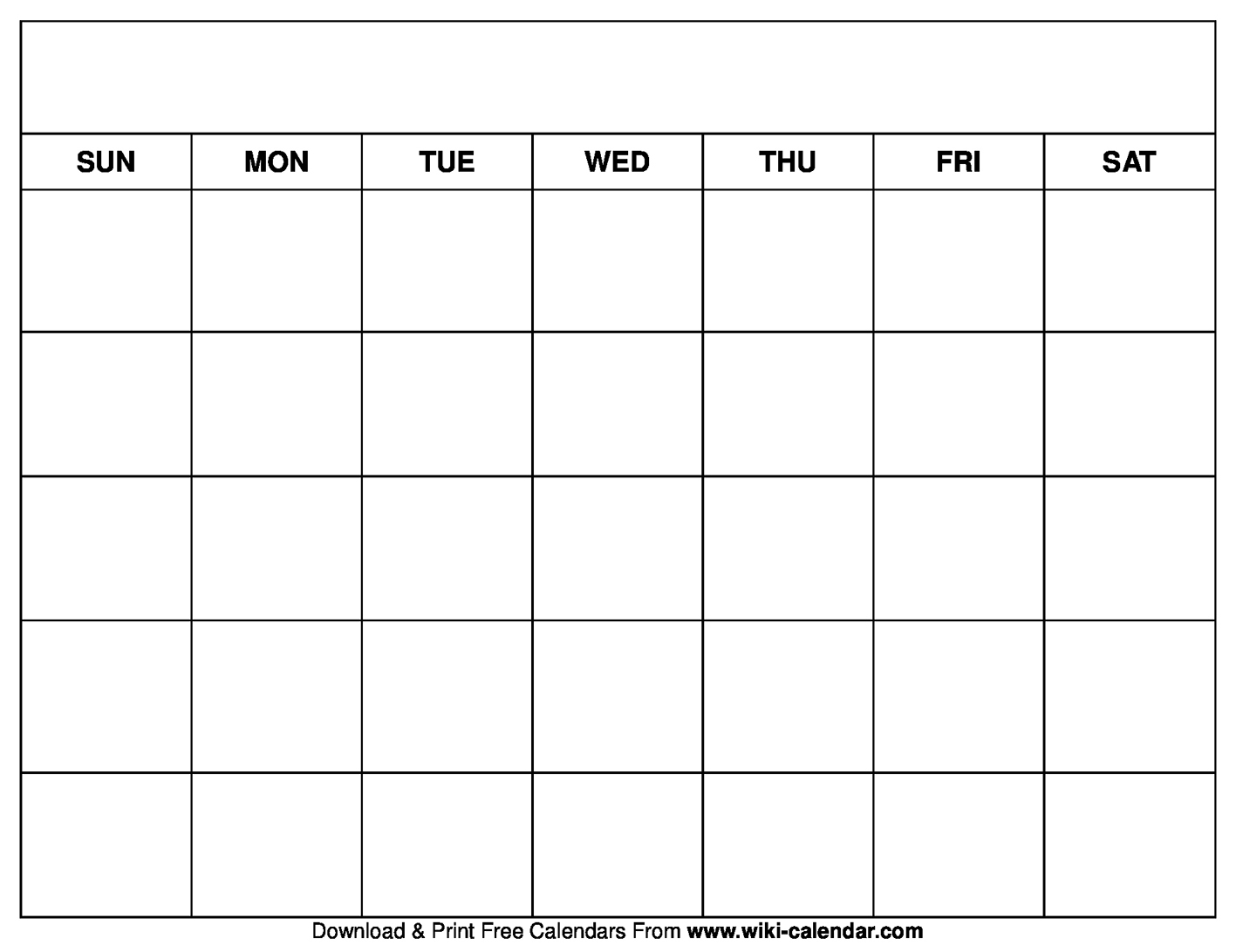 Blank Editable Calendar Printable Template Calendar