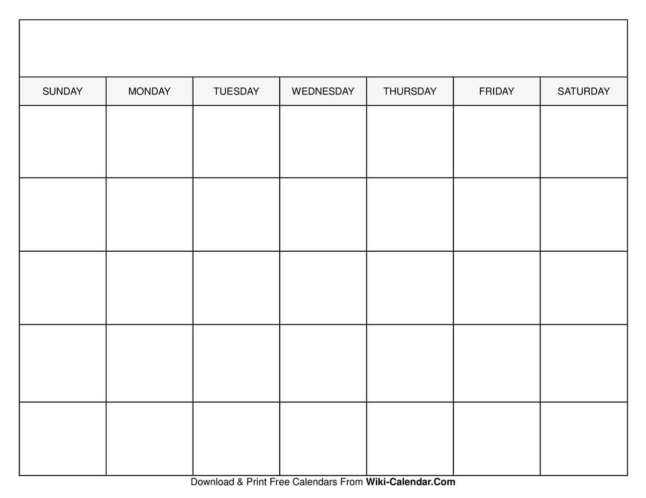 Monthly Planner Templates in PDF Format