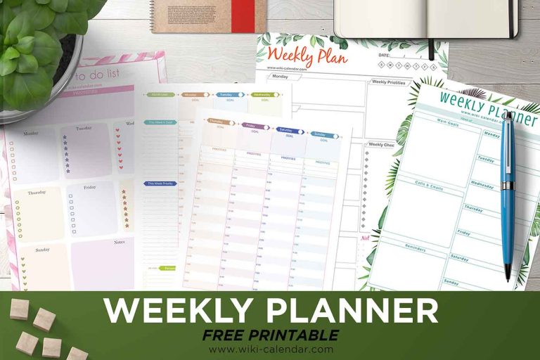 Free Printable Weekly Planner for 2024 Templates - Wiki Calendar