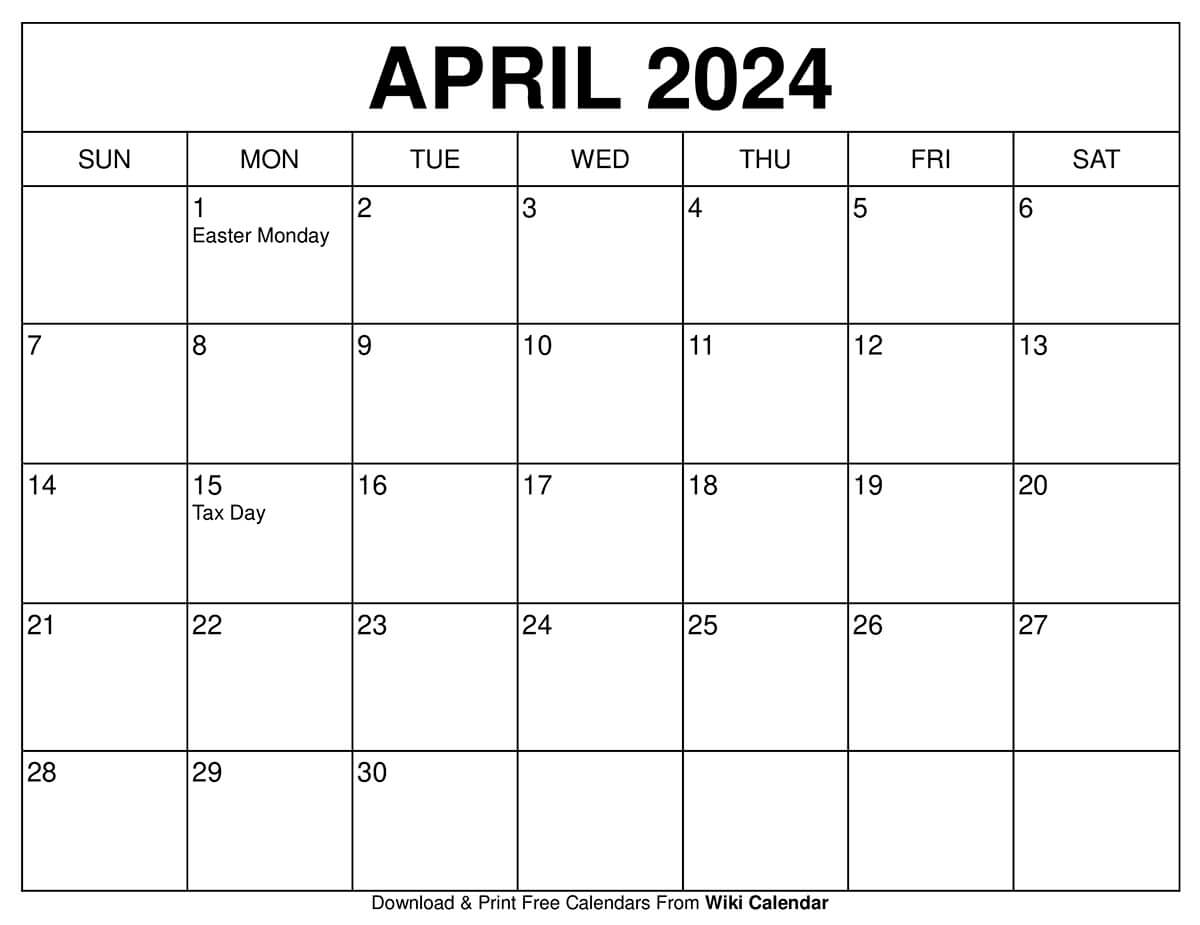  May 2024 Printable Calendar Wiki Page March Calendar 2024